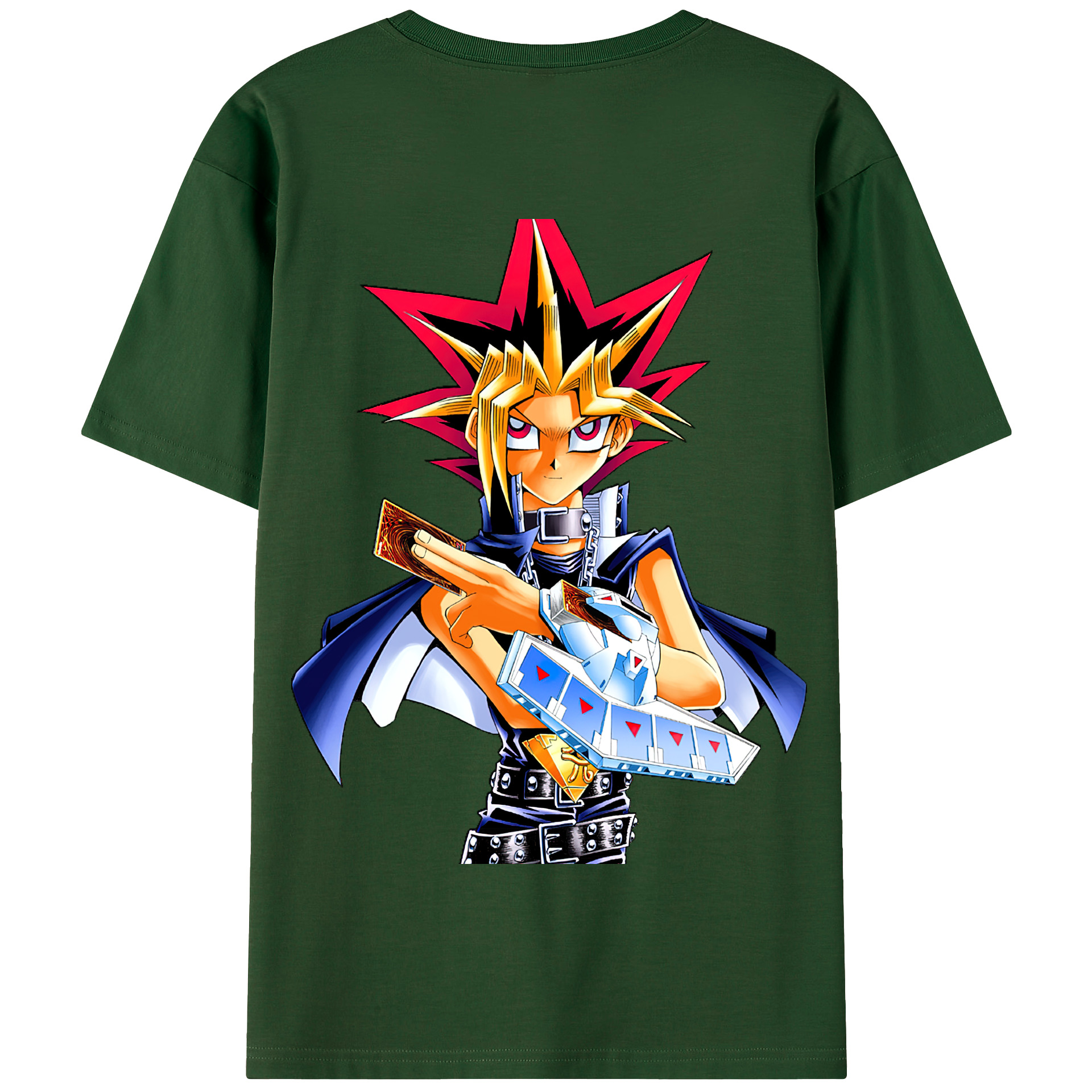 （画像用） 遊☆戯☆王 Yu-Gi-Oh! 綿100％半袖Tシャツ（背面プリント）